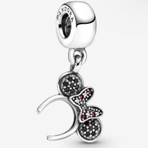❤️🖤 Pandora Authentic Minnie Mouse Headband Charm 🖤❤️